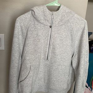 NWOT Lululemon Scuba Hoodie - Heathered Core Ultra Light Grey - Size M/L